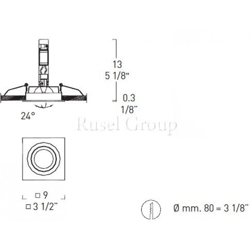 Встраиваемый светильник Leucos SD 902 INCASSO (ITRE)