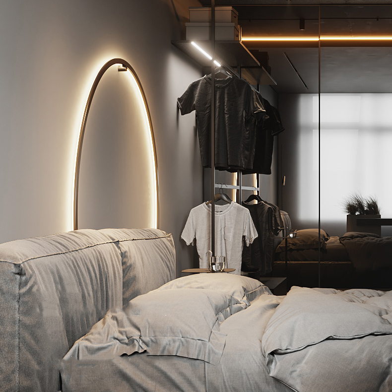 Настенный светильник GUARD LUX D100 Black by ImperiumLoft