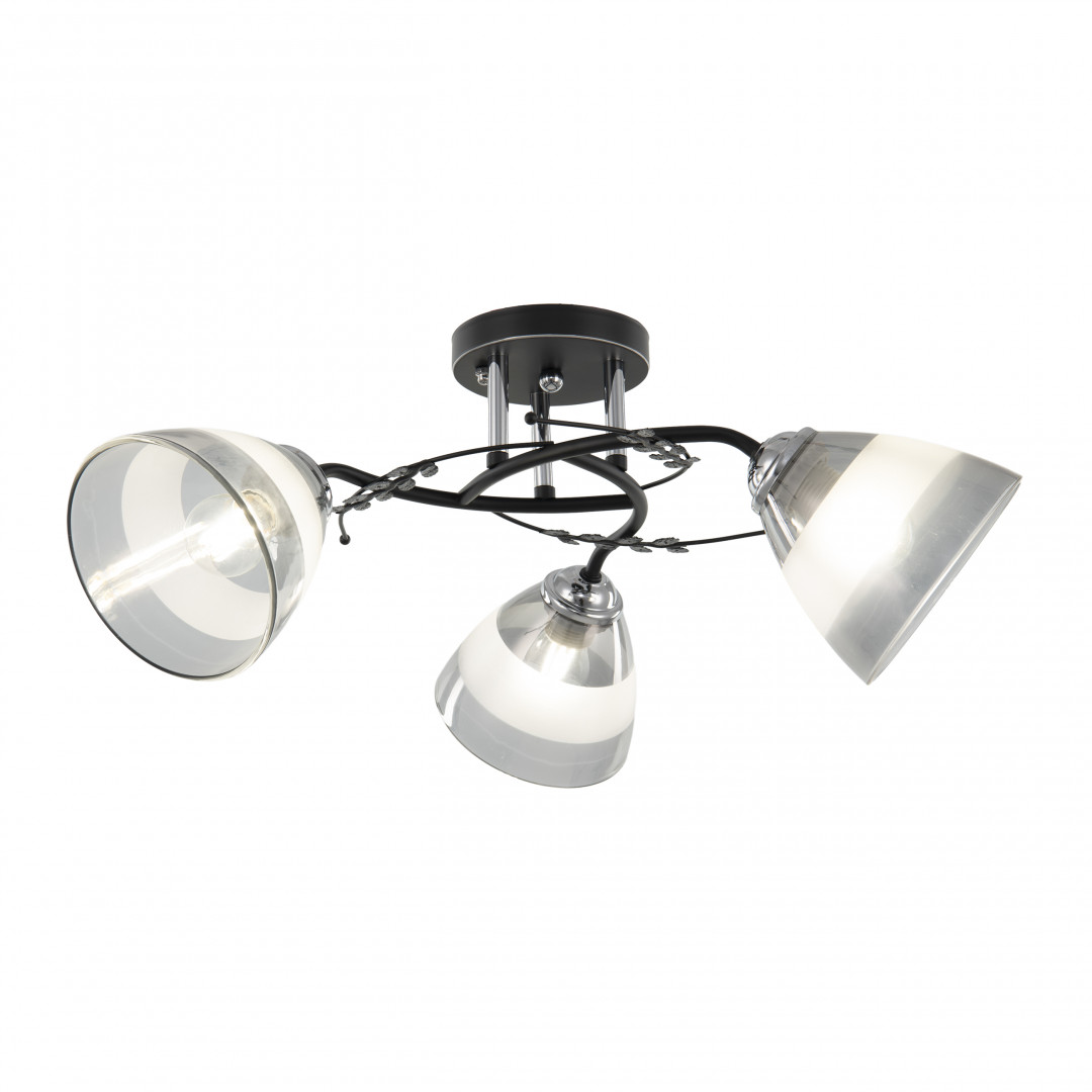 Люстра с плафонами 327685/3A BK+CR Arte Milano