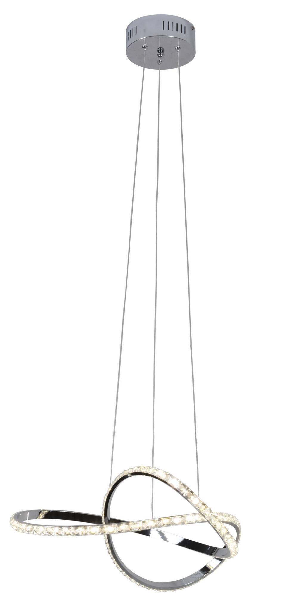 Светодиодная подвесная люстра с пультом Moderli V2786-PL Ello LED 90W