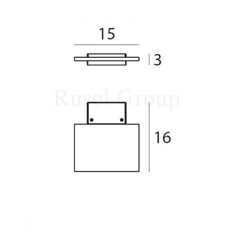 Настенный светильник Linea Light Dublight LED 7485
