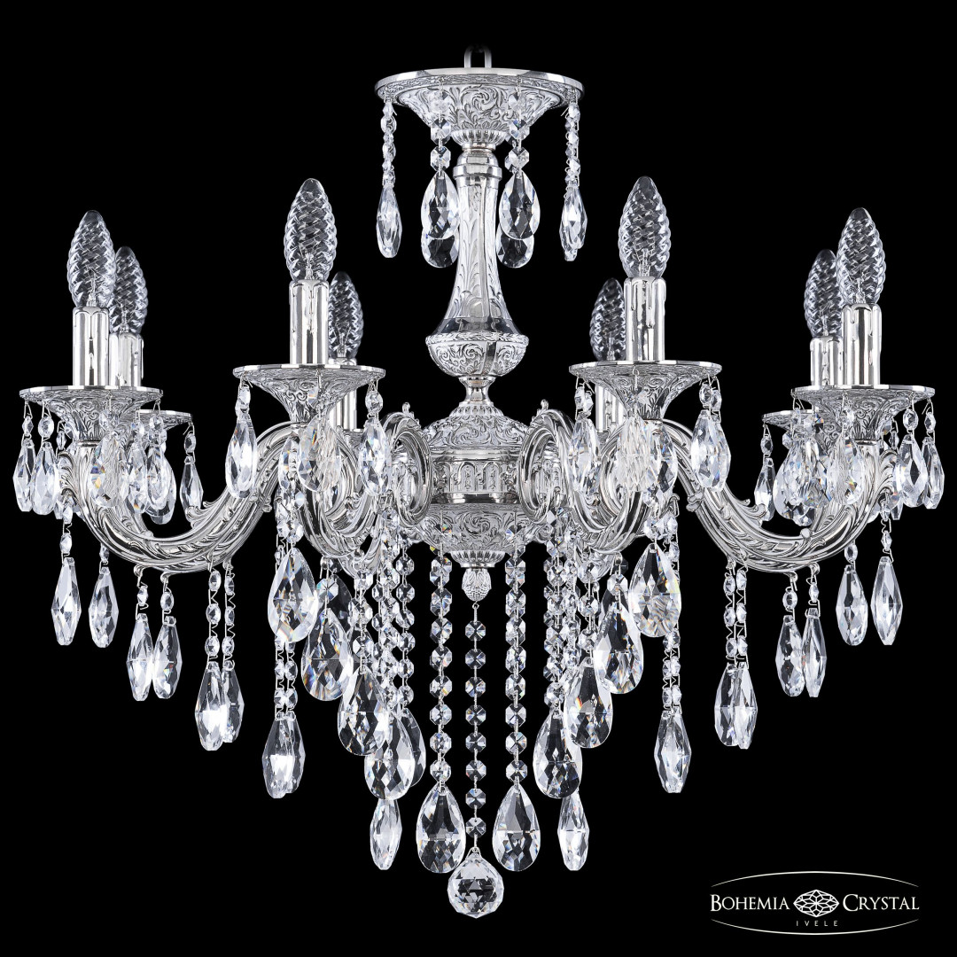 Люстра бронзовая с хрусталём 71101/8/210 B NW