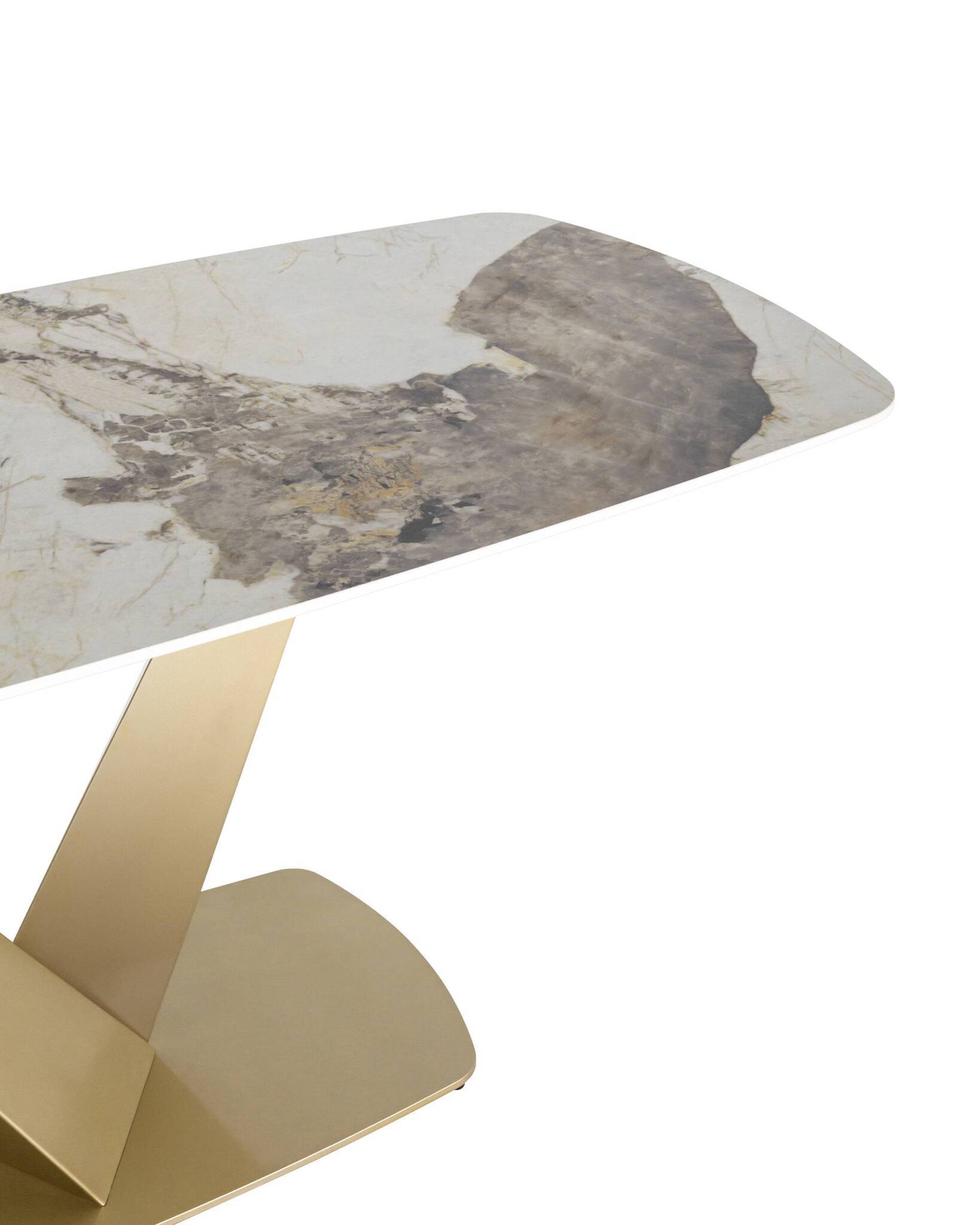 Стол обеденный Аврора 180*90 керамика светлая Stool Group