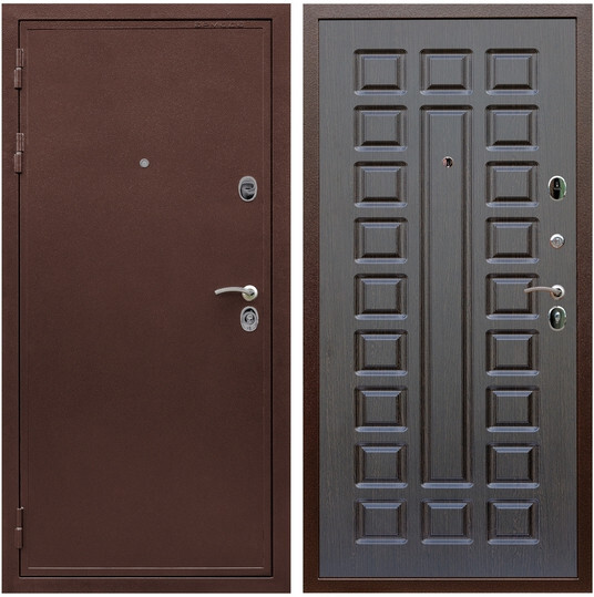 Дверь входная Graf Лондон Антик медь / МДФ 16 мм ФЛ-183 Венге