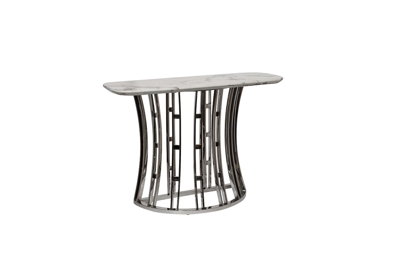 Консоль светло-серая (натуральный камень) Garda Decor 45EX-CN122