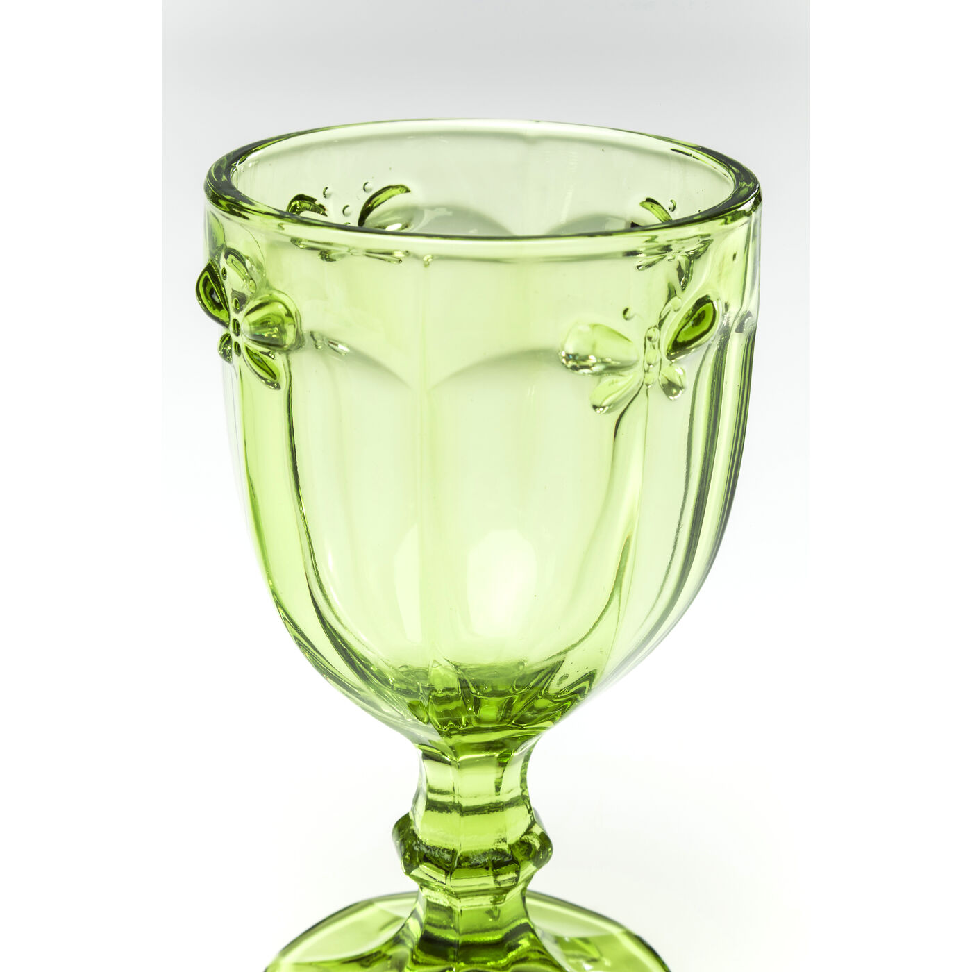 Бокал для вина Goblet Butterfly Olive KARE 38012