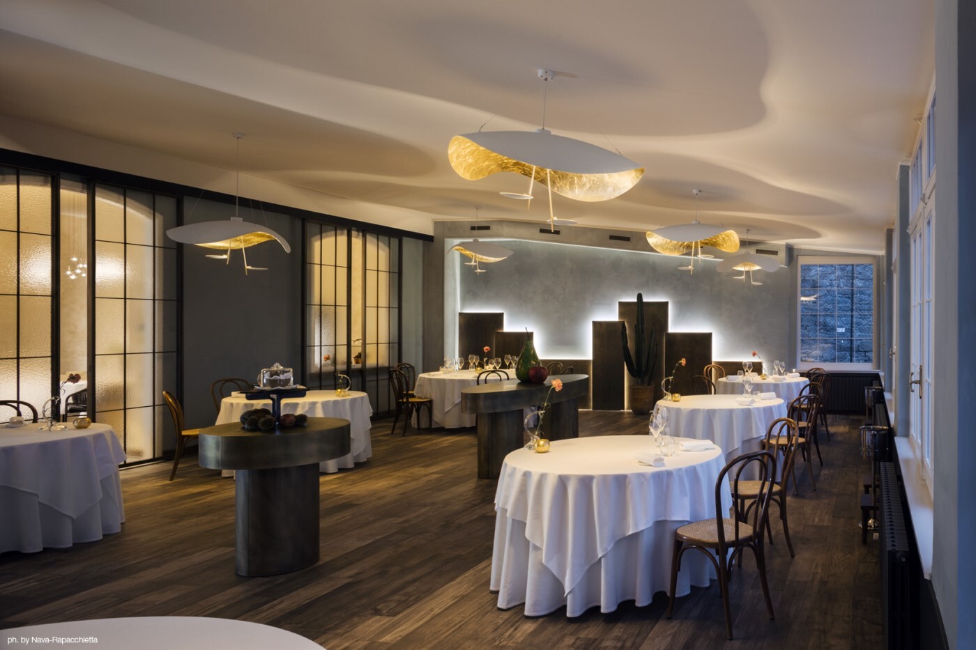 Подвесной светильник Catellani & Smith Lederam Manta S2 white/gold