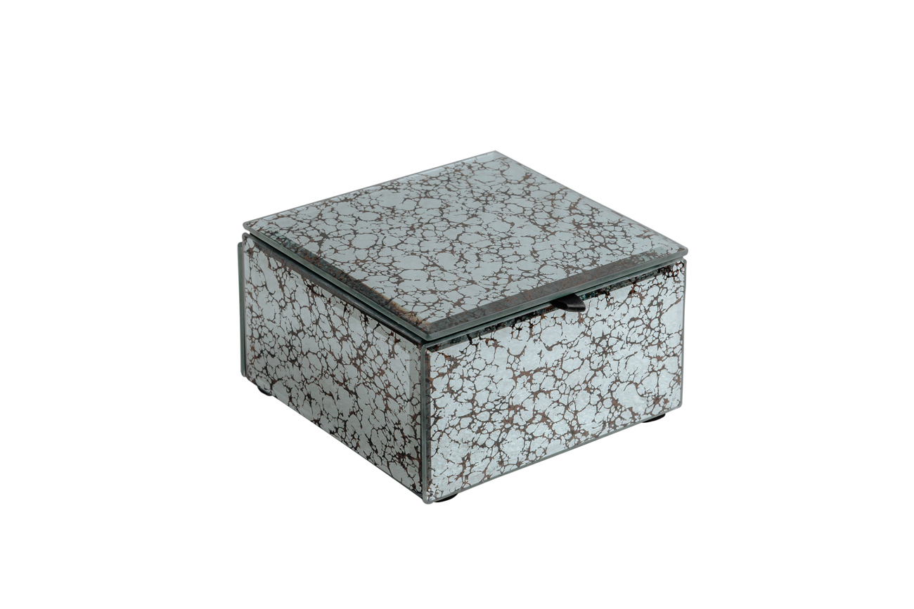 Шкатулка стеклянная "Винтаж" Garda Decor KFJ236