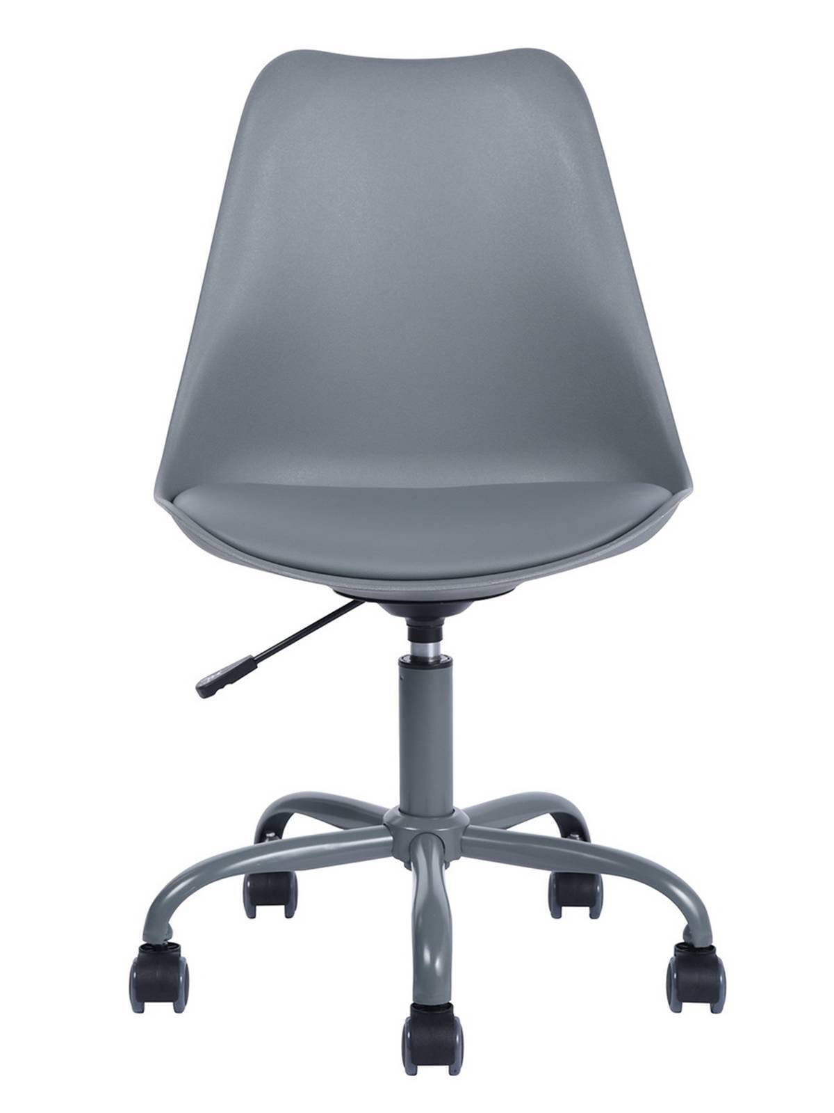 Стул офисный Blok пластиковый серый Stool Group