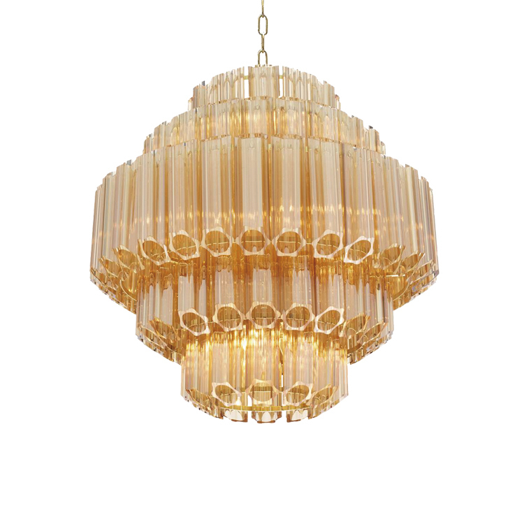 Люстра Delight Collection Vittoria 10 cognac