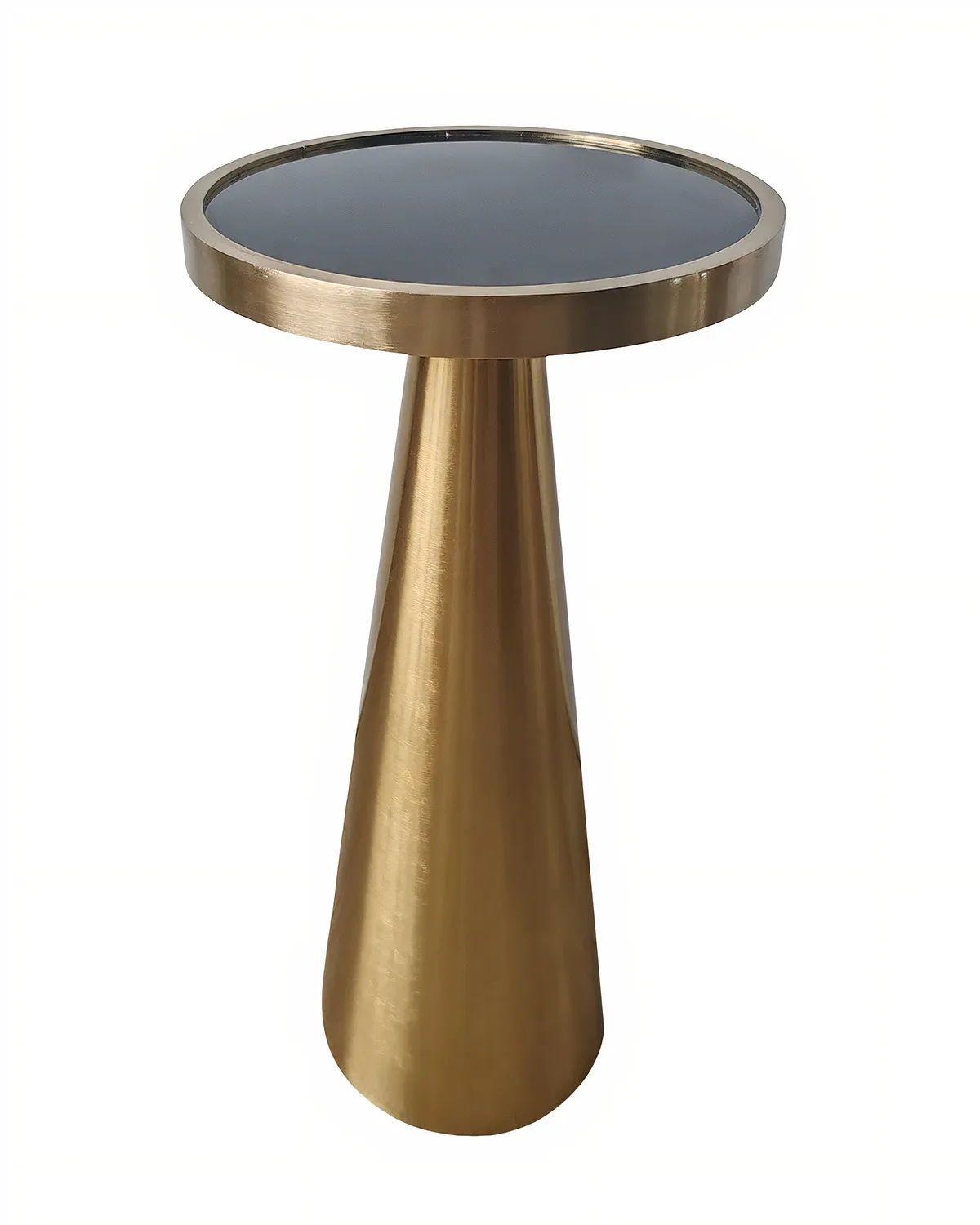 Золотистый придиванный столик Ридж Louvre Home FST200924RJ