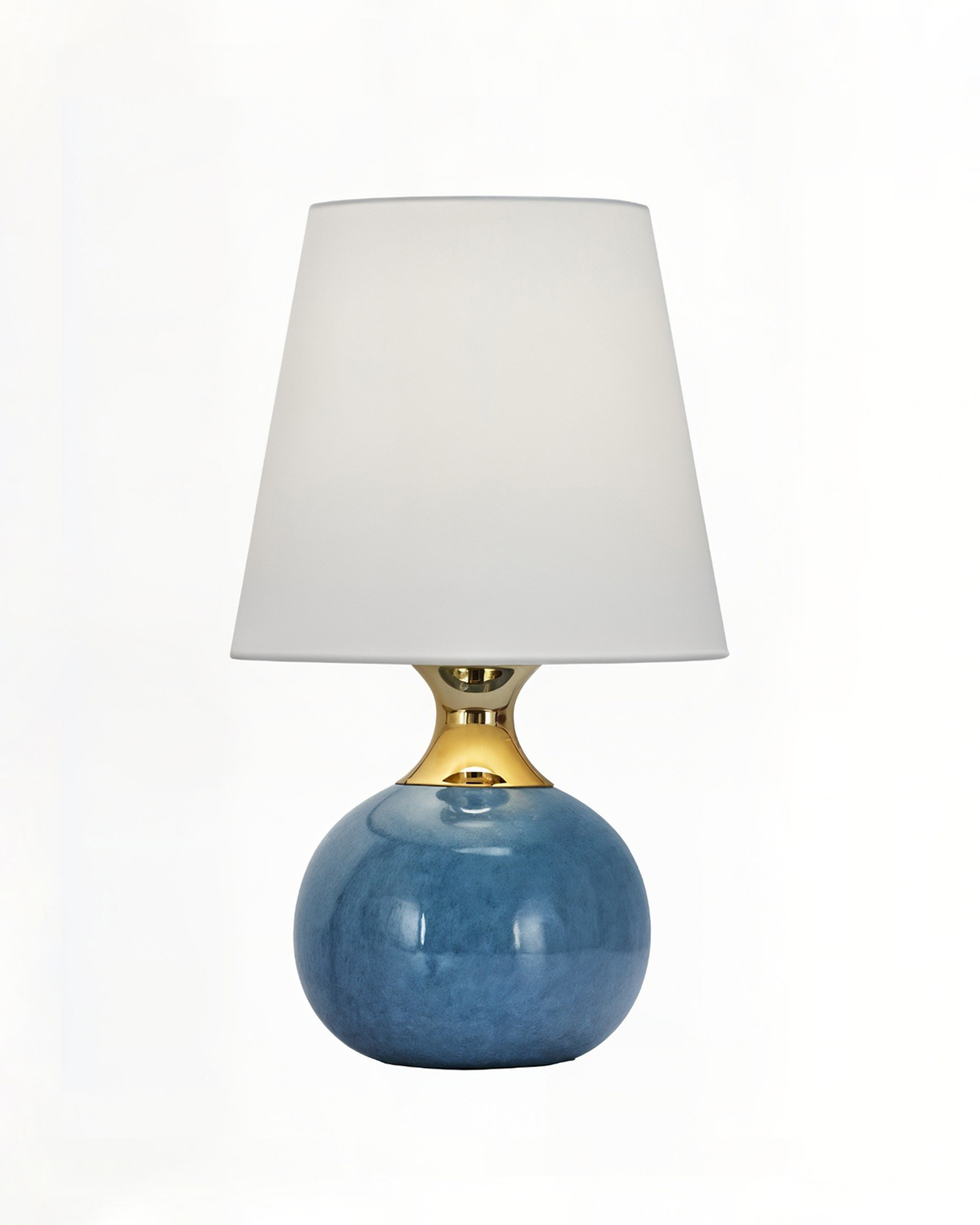 Настольная лампа Бенсон с синим керамическим основанием Louvre Home LTL297763MGI