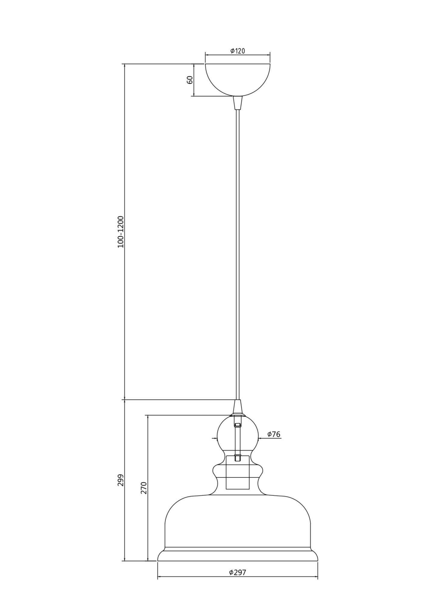 Подвесной светильник Maytoni P034PL-01CH