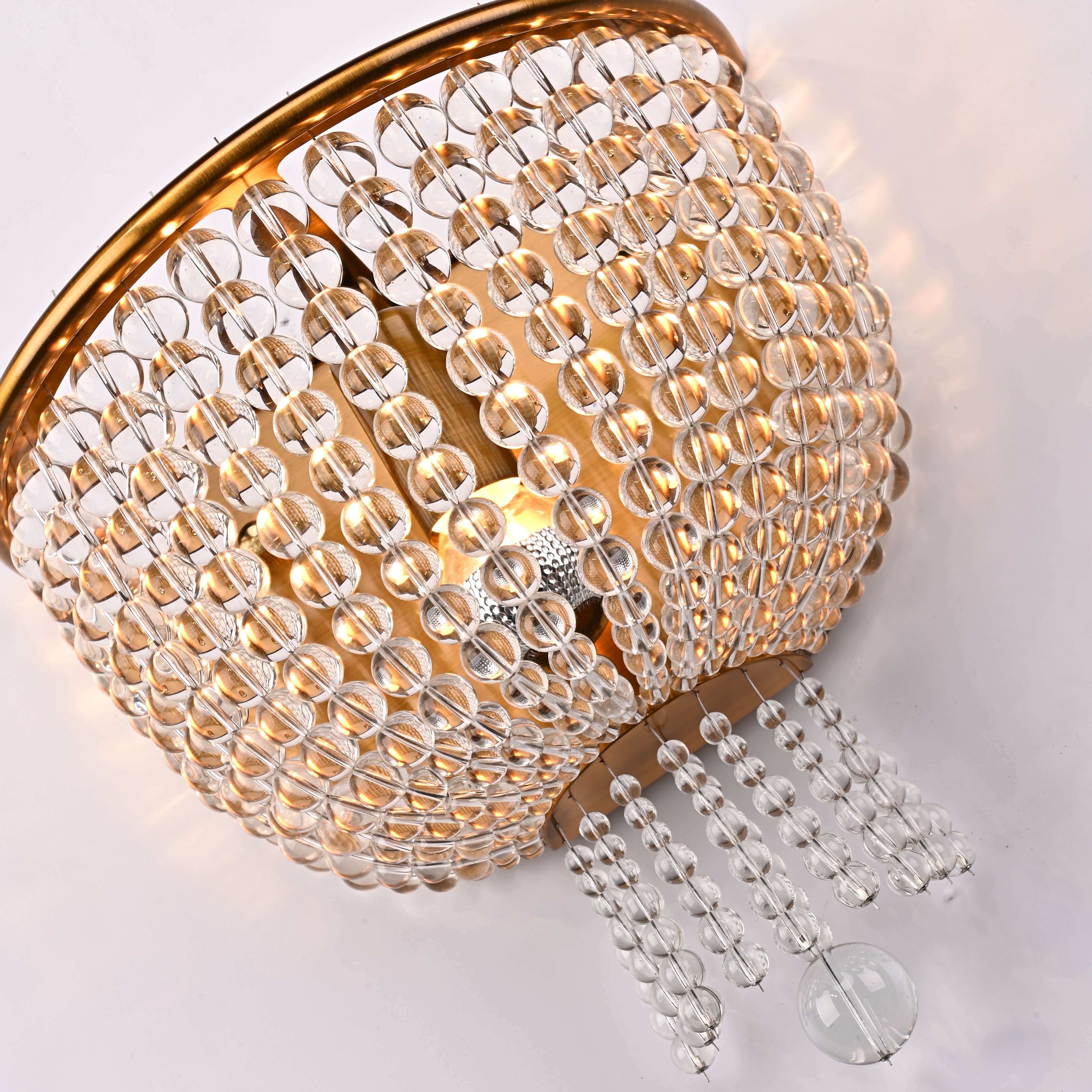 Бра Jacqueline White Sconce Brass By Imperiumloft