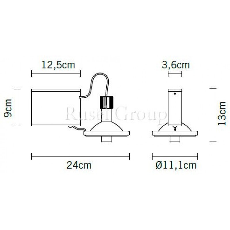 Настенно-потолочный светильник Fabbian Orbis D70 G09 01 Настенно-потолочный светильник Fabbian Orbis D70 G09 01