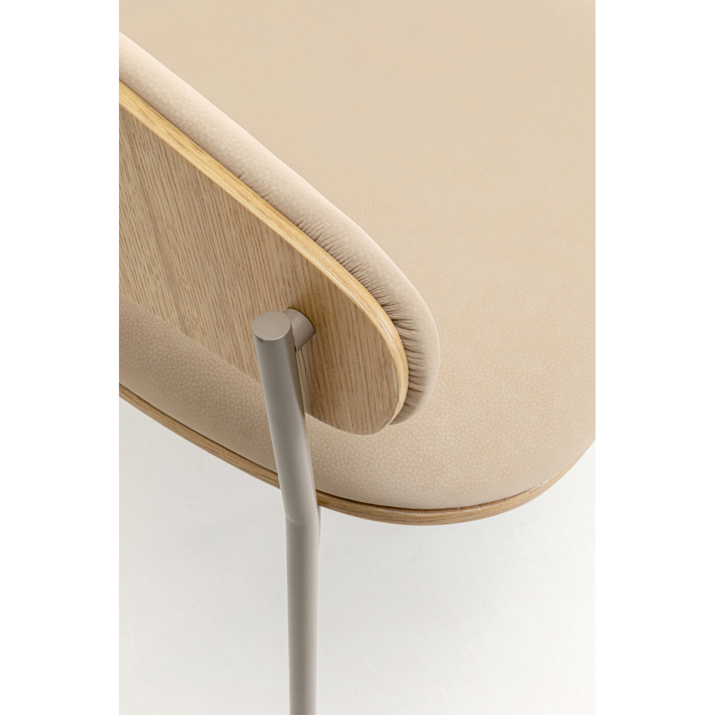 Стул с подлокотниками Cindy Greige KARE 70792