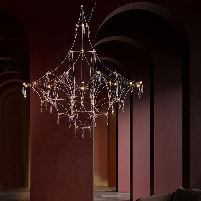 Подвесная люстра MARQUISE D80 Chrome by ImperiumLoft