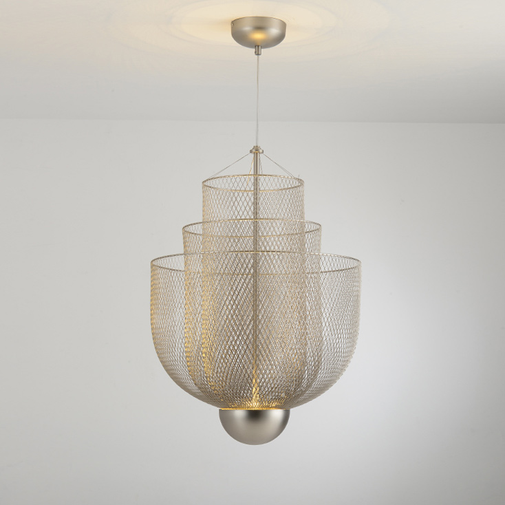 Подвесная люстра MESHMATICA D60 Gold by ImperiumLoft