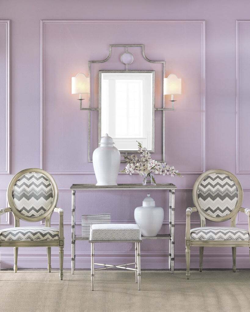 Настенное зеркало Эван в раме с бра Louvre Home LHMF91