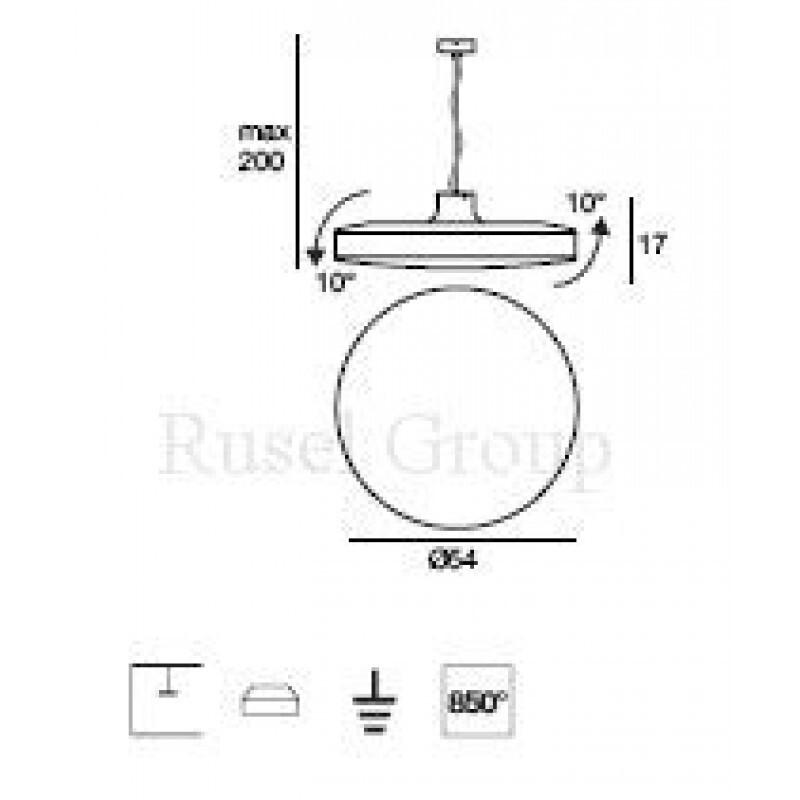 Подвесной светильник Linea Light Move+ 7824