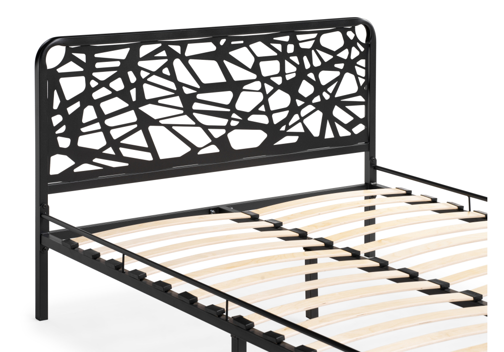 Кровать Woodville Кубо 120х200 черный 533092