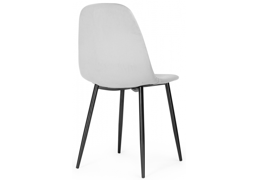 Стул Woodville Lilu light grey / black 15119