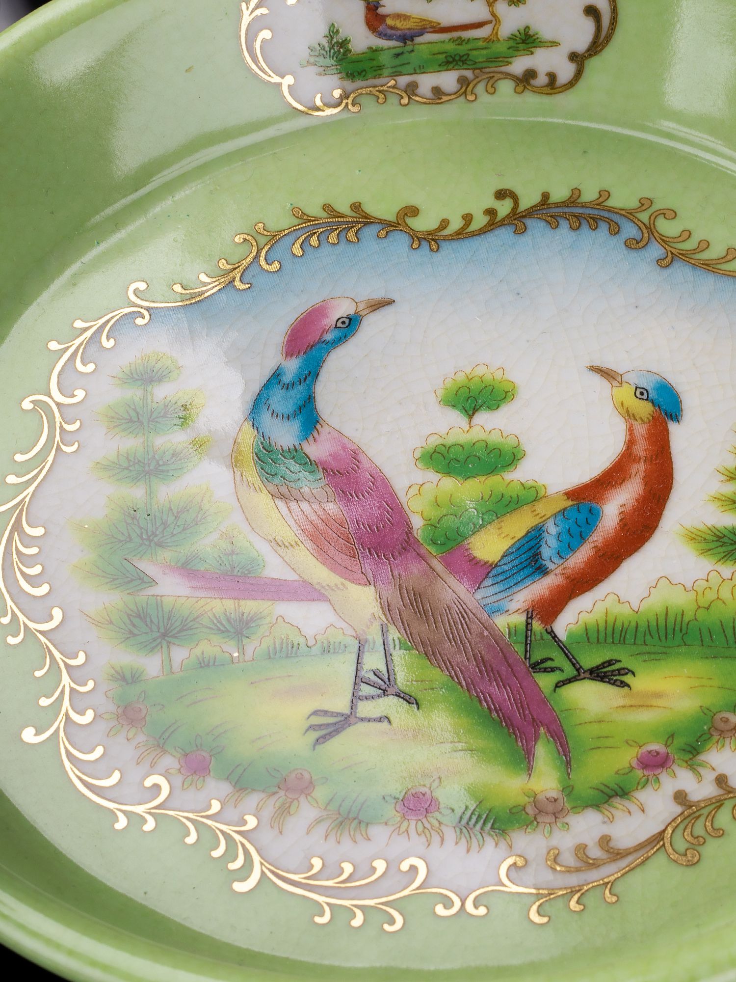 Блюдо на стрекозах Glasar 31G2411/C914HC/HLG0752