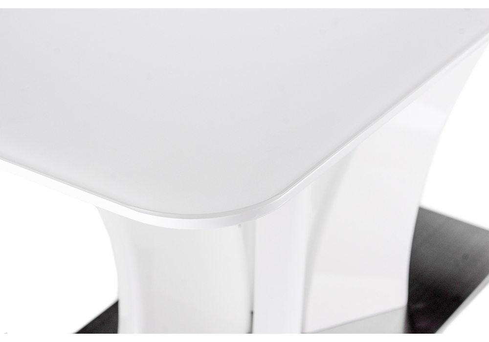 Стол стеклянный Woodville Horns 120 super white 11190