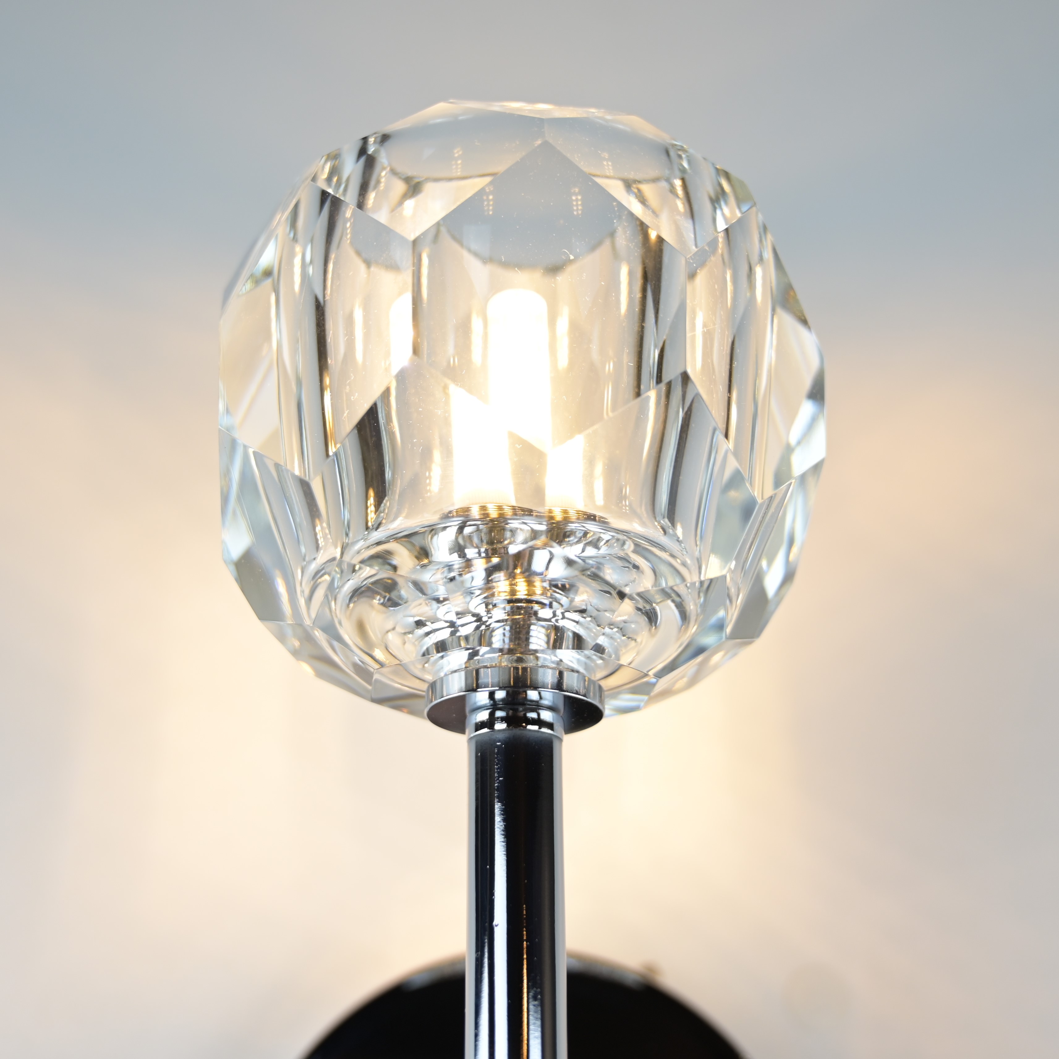 Бра Boule de Cristal Single Sconce Chrome by ImperiumLoft