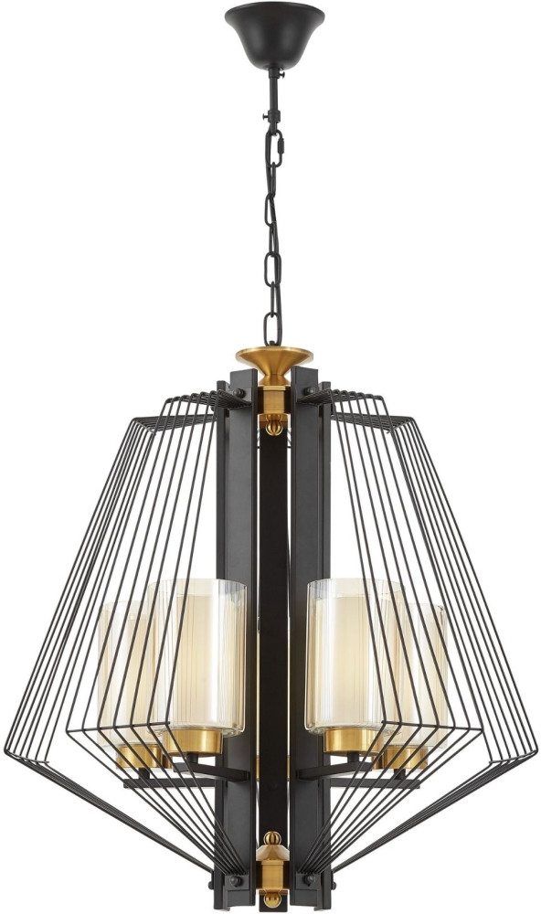 Подвесная люстра Lumina Deco LDP 1244-5 BK+MD