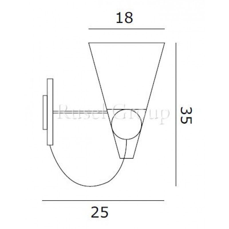 Настенный светильник de MAJO GEMMA A