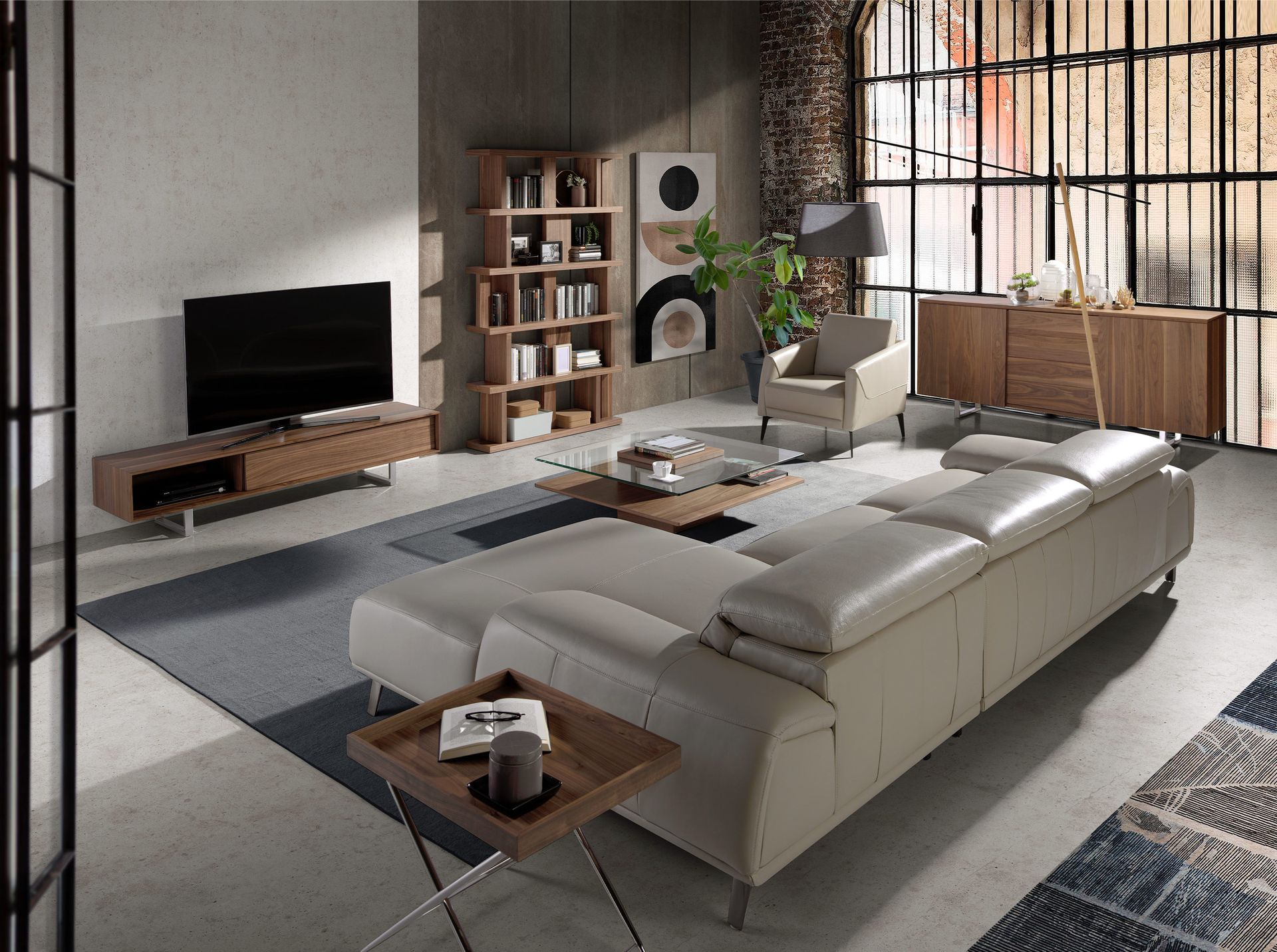 Угловой диван 6150/KF112-R-M5652 кожаный Angel Cerda