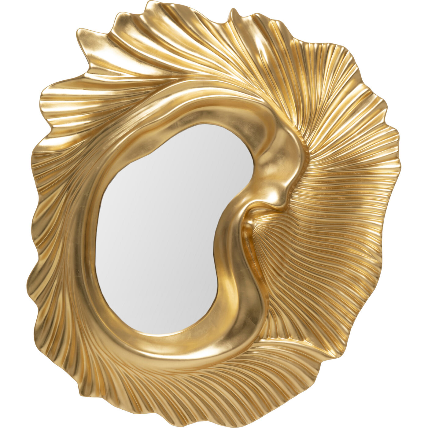 Зеркало настенное Orecchio Gold 162x146cm KARE 71075