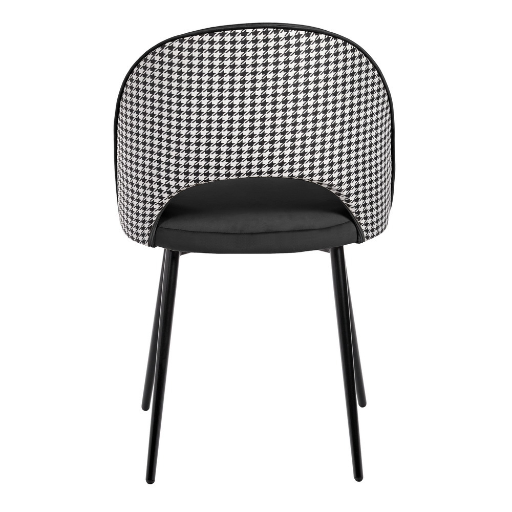 Стул Leo чёрный с жаккардом Bradex Home RF 0267