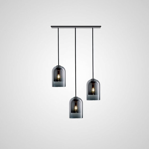 Подвесной светильник ARIA 3 lamps Plank Turquoise by ImperiumLoft