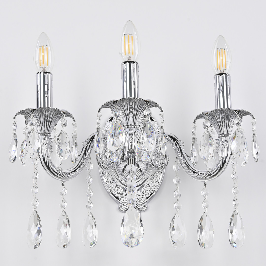 Бра с хрустальными подвесками AL7901B10/3/175 A NW Bohemia Ivele Crystal