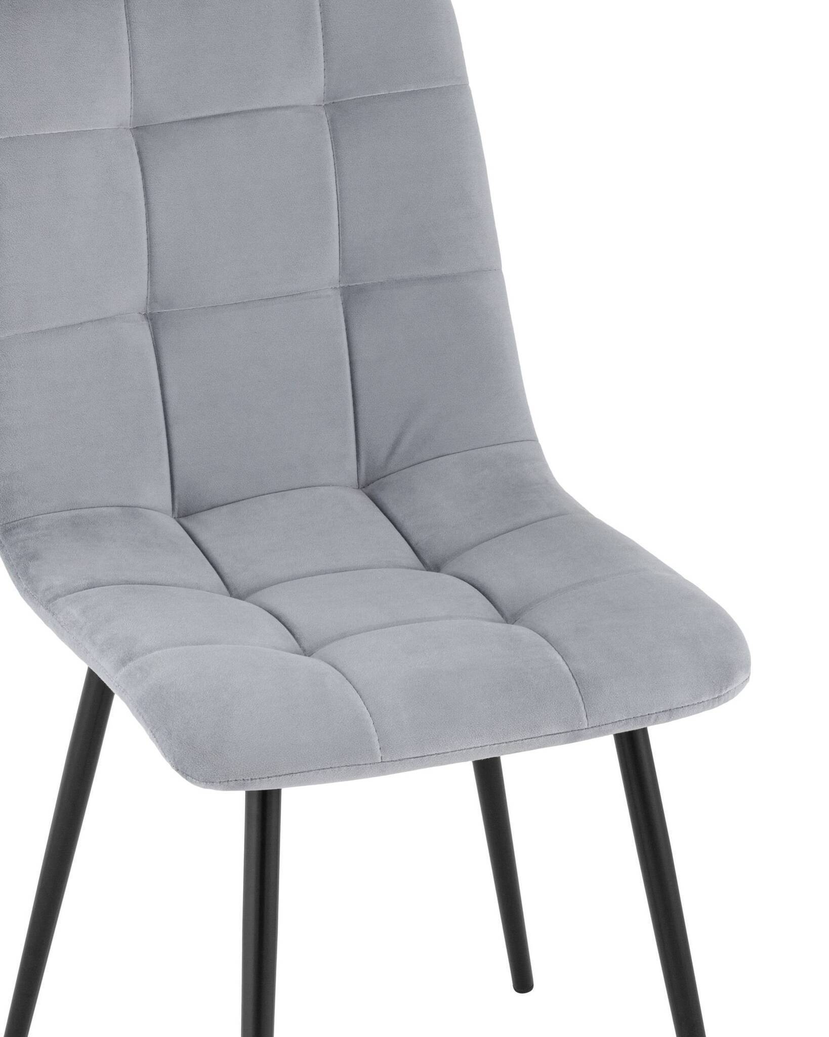 Стул Oliver велюр серый Stool Group