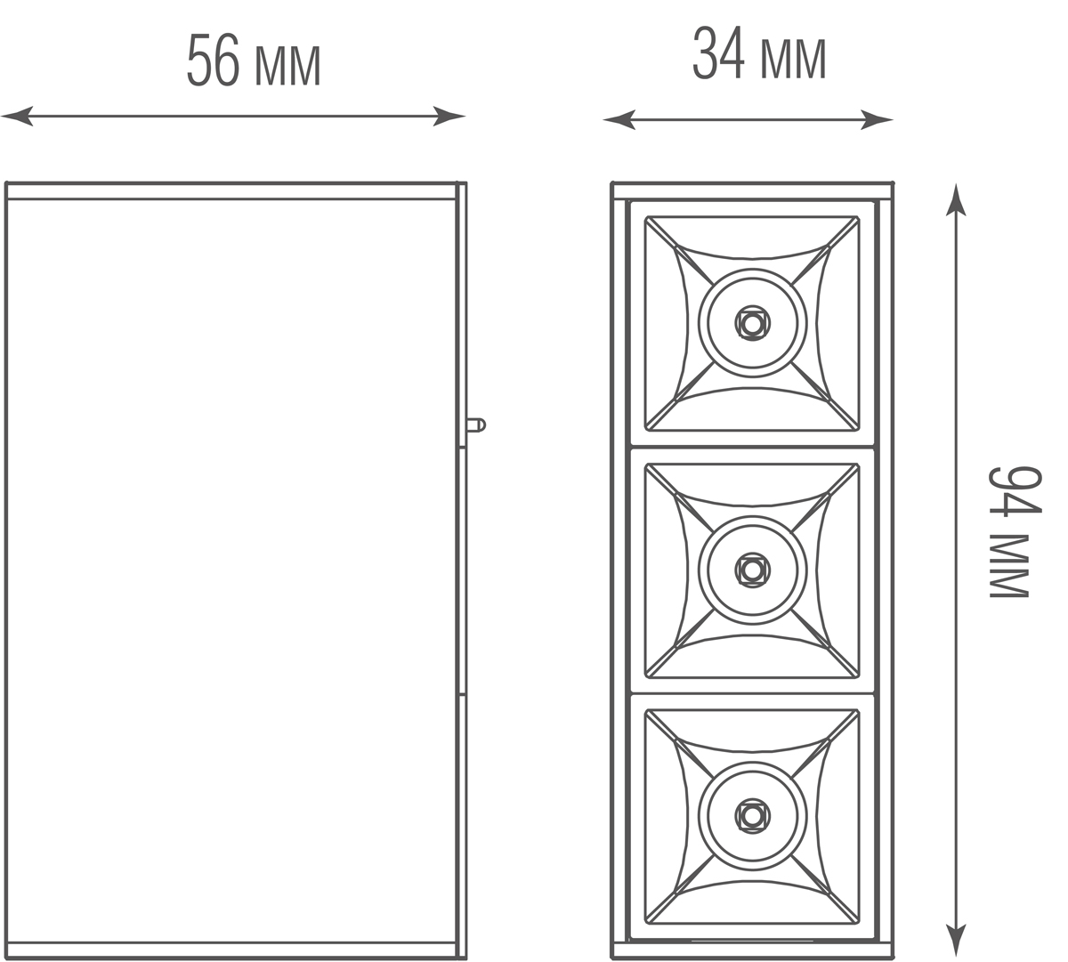 Светодиодный светильник для магнитного шинопровода Donolux DL18781WW6WM