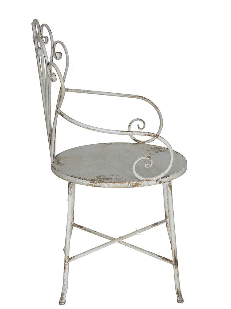 Кресло кованое Прованс Glasar D7204