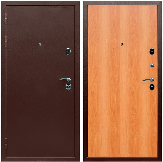 Дверь входная Graf Люкс ТП-70 Антик медь / МДФ 6 мм ПЭ Миланский орех