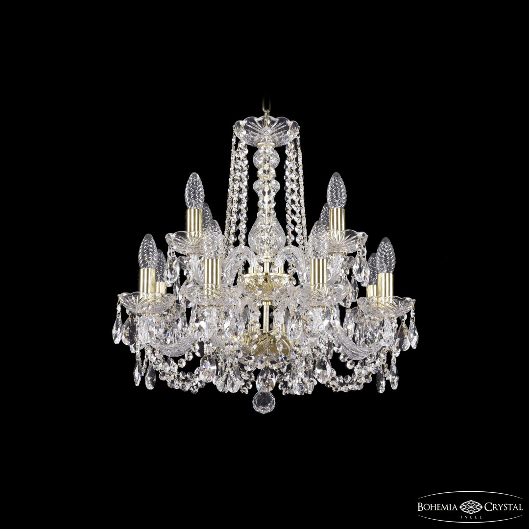 Люстра хрустальная 1402/8+4/160/2d G