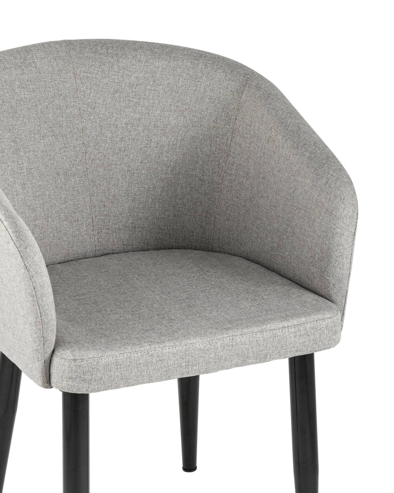 Кресло Ральф рогожка серый Stool Group