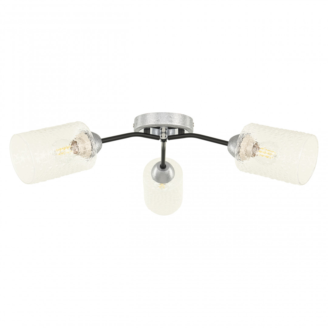 Люстра с плафонами 326207/3 CR.BK Arte Milano