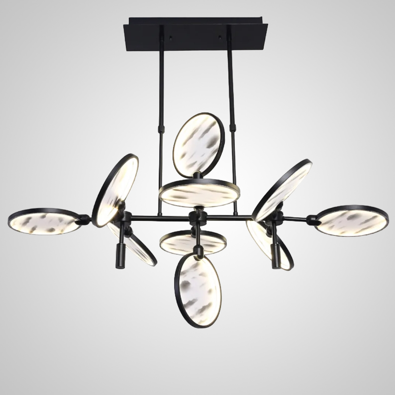 Подвесная рядная люстра NEBULA D126 by ImperiumLoft