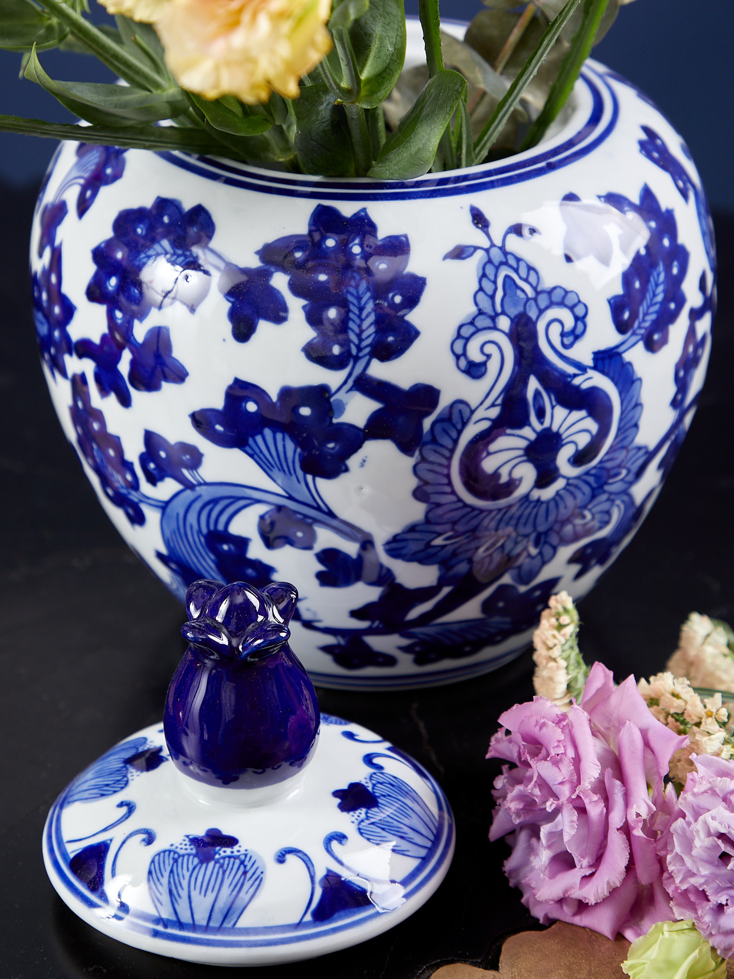 Ваза с крышкой Glasar AV69769