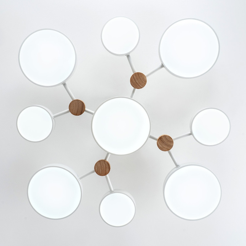 Люстра на штанге LED4U L3201-780 WT