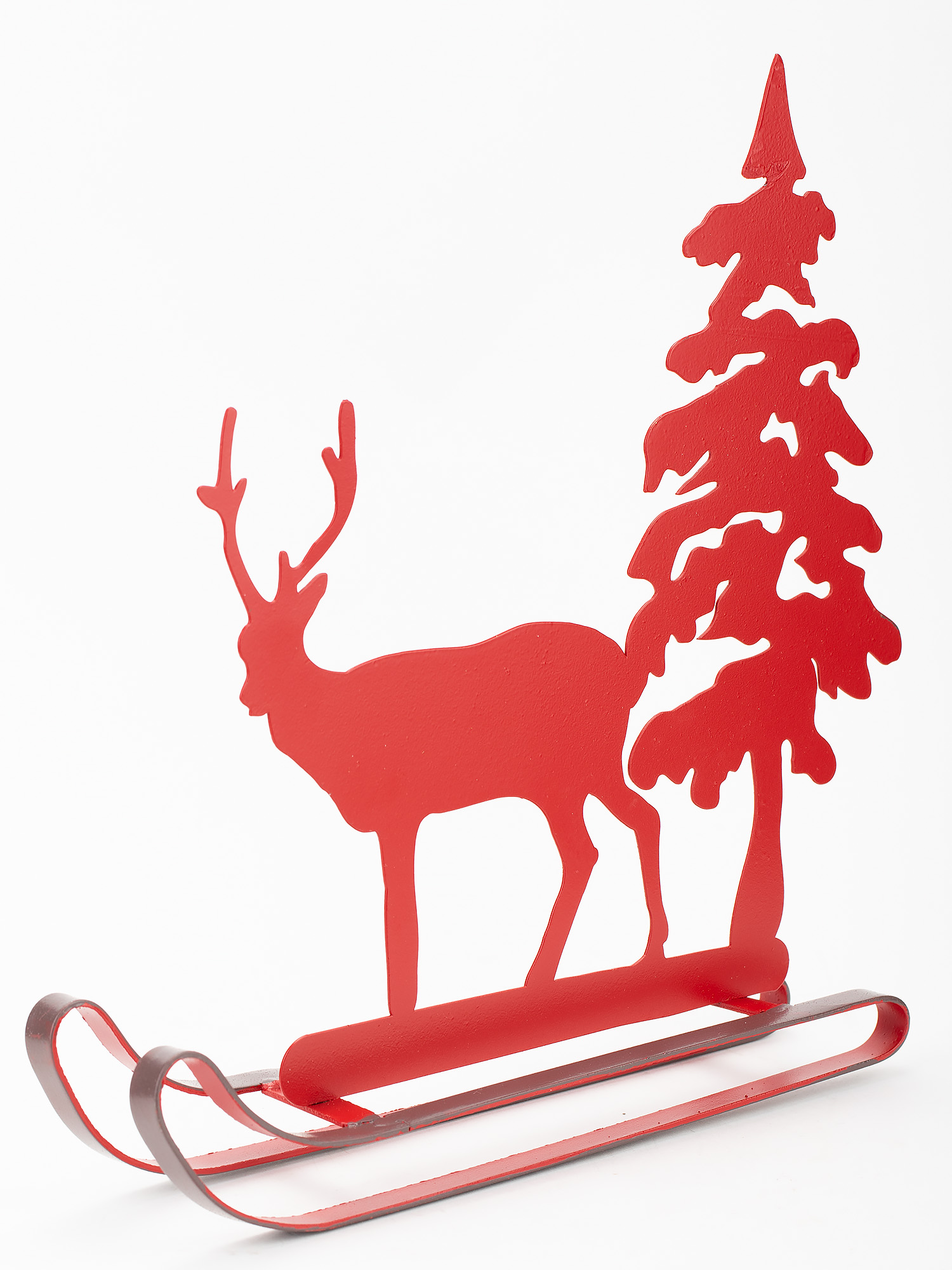 Декор настольный Олень с елкой Glasar 57-204