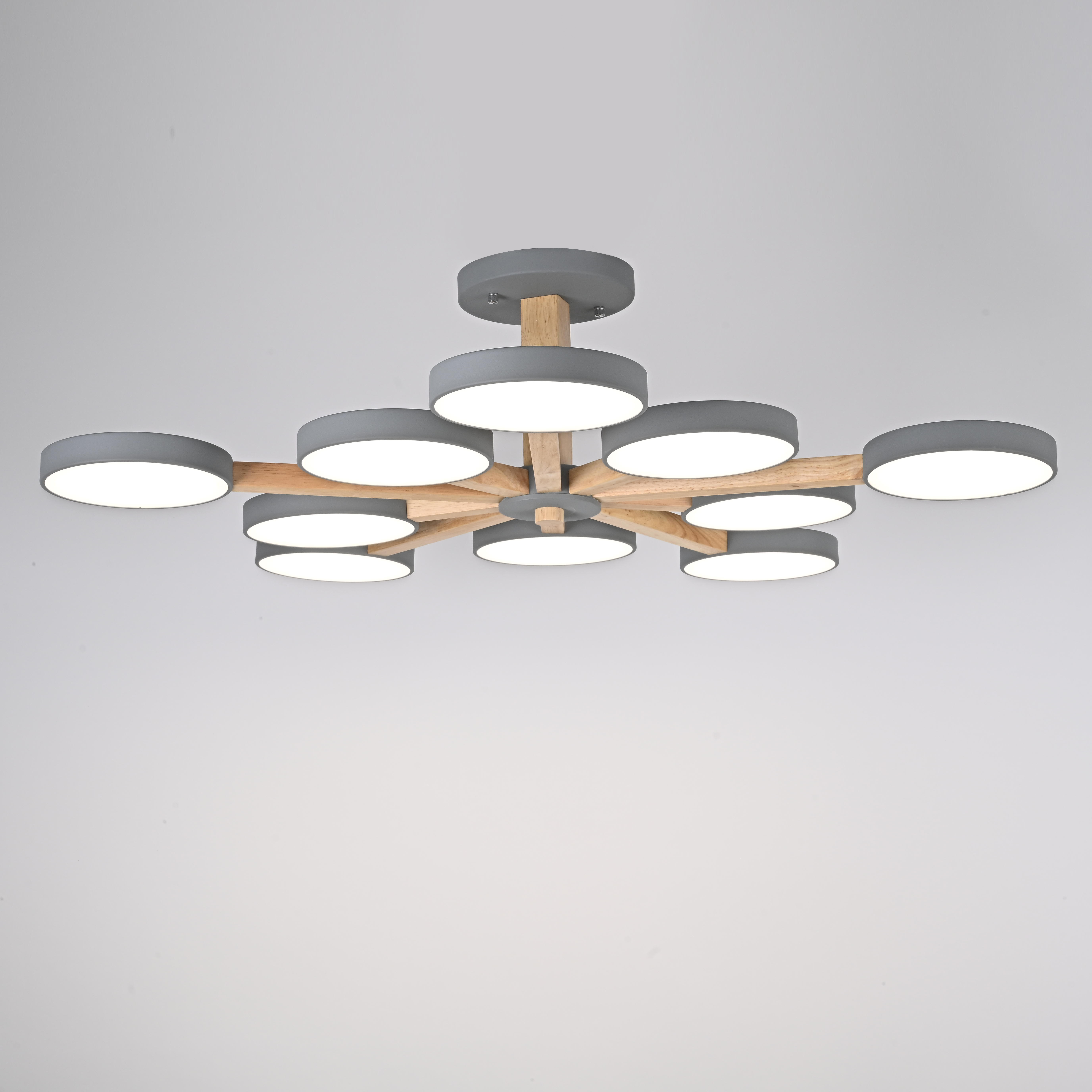 Потолочный светильник TURNA L10 Grey by ImperiumLoft