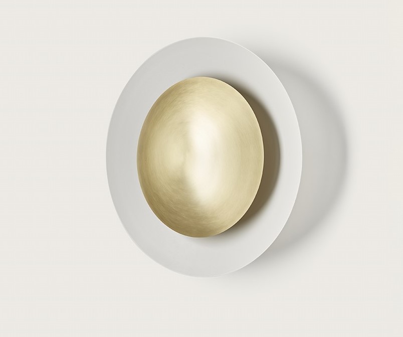 Бра Coss 60 cm белое + диффузор 40 cm латунь Aromas del Campo