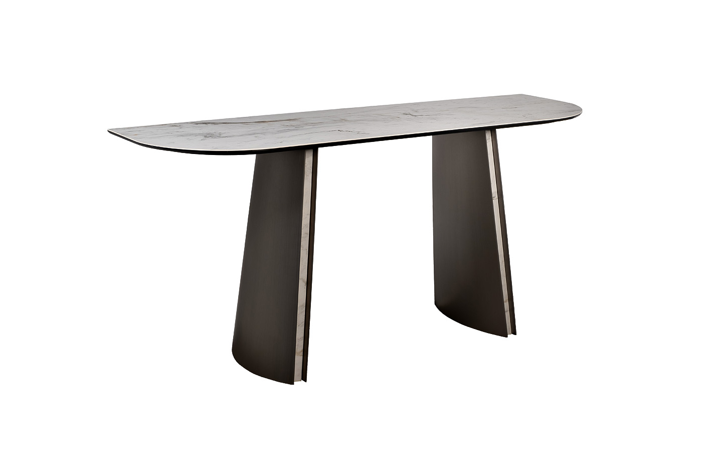 Консоль керамическая белая Garda Decor 160KD-60062